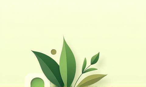 Graphic related to environmental conservation featuring green leaves and earthy tones, used for a podcast series.